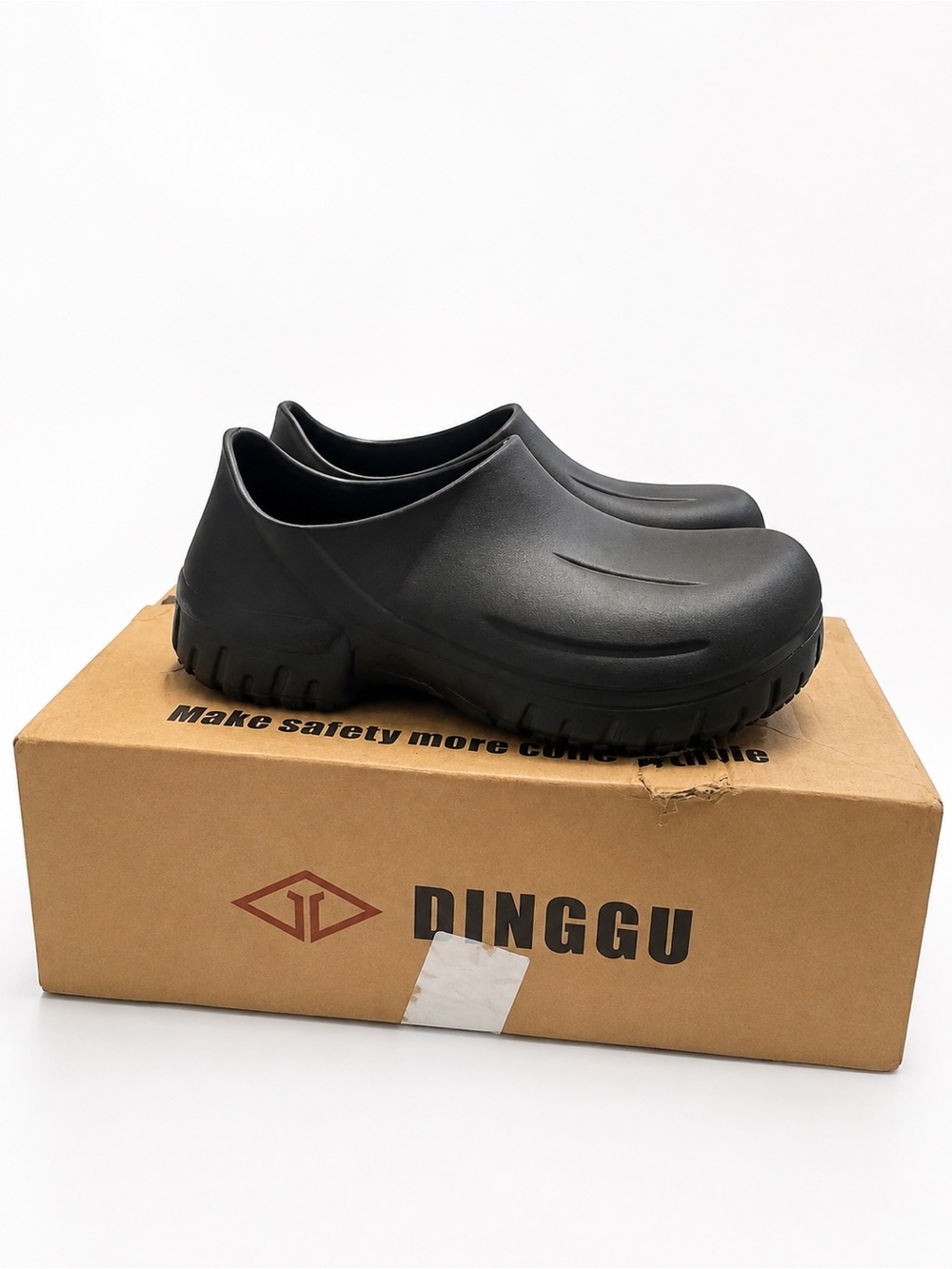 Black Non Slip Work Clogs